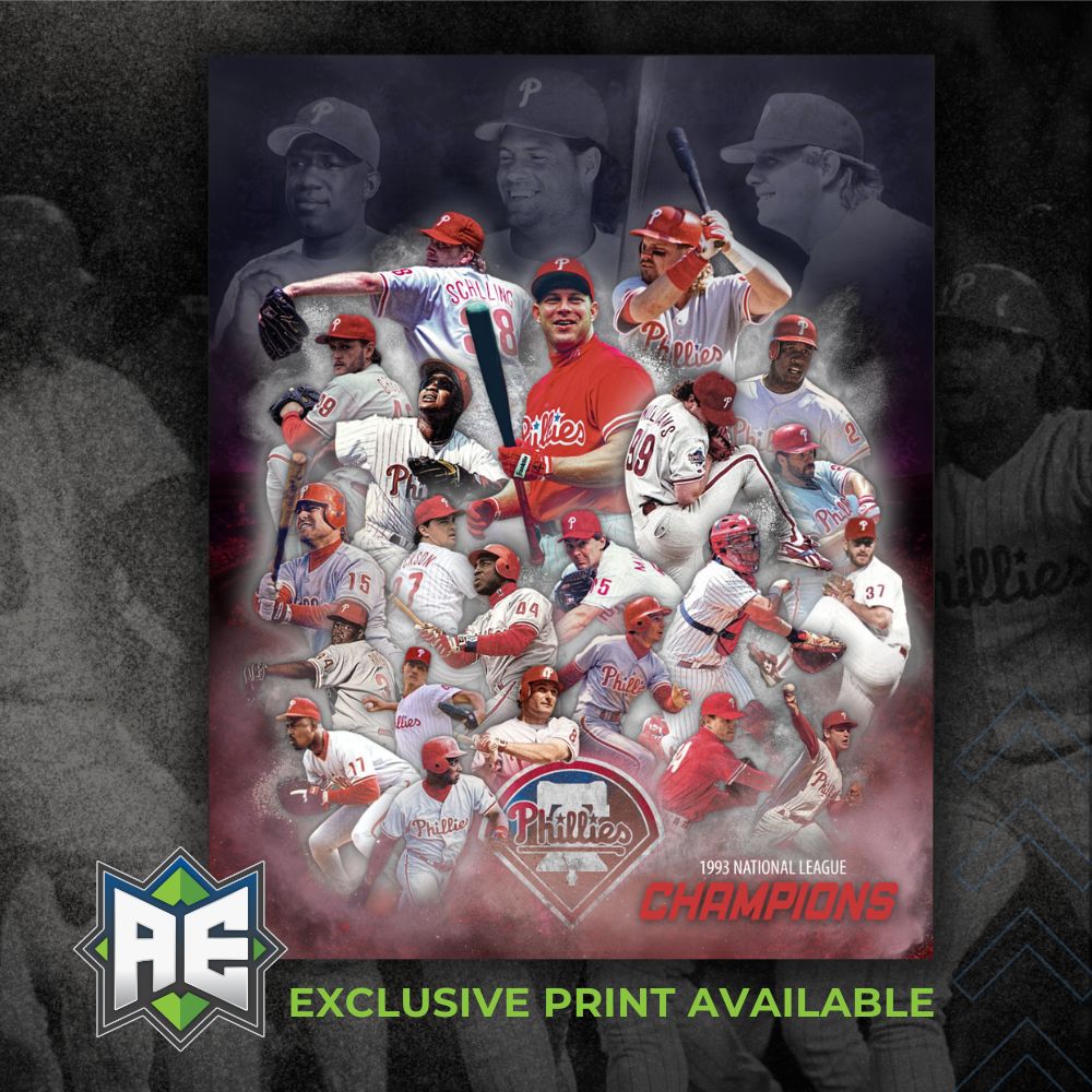 1993 National League Champions World Series Philadelphia Phillies