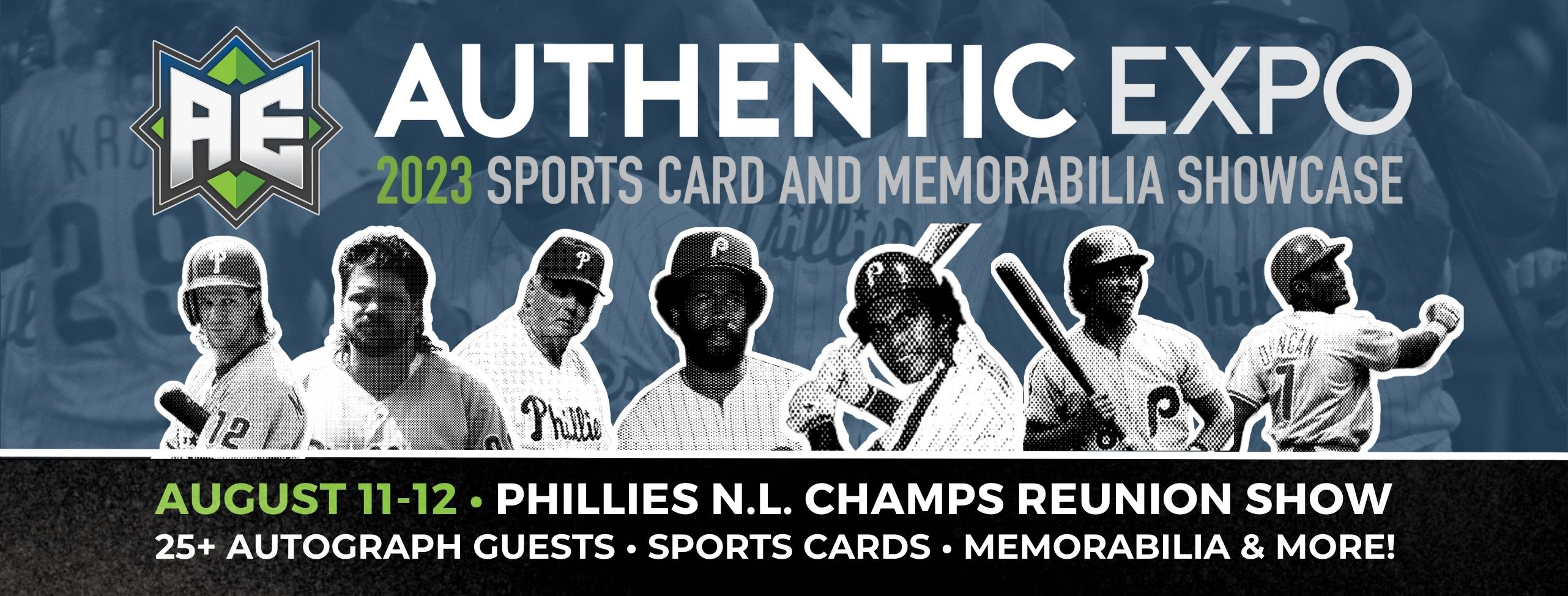 Authentic Expo Phillies Reunion Sports Card and Memorabilia Show