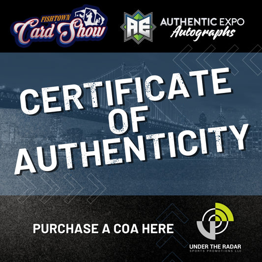 Certificate of Authenticity