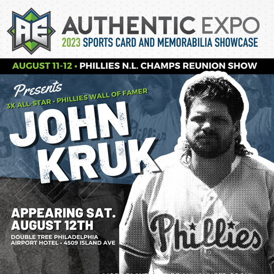 John Kruk Autograph Tickets – Authentic Expo